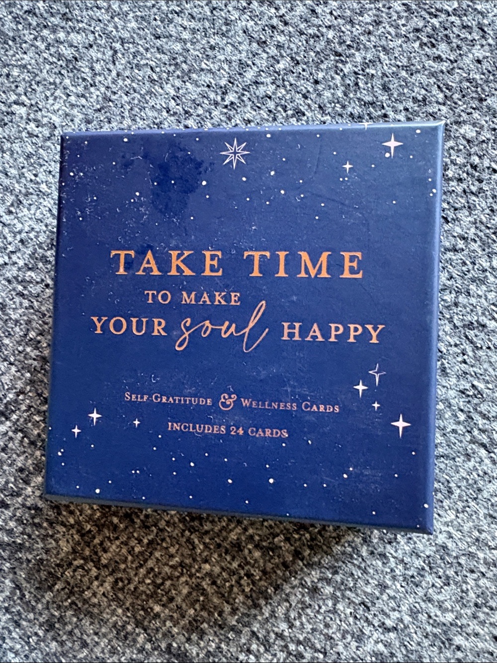Take Time to Make Your Soul Happy Card Deck - Gratitude Cards- in good condition